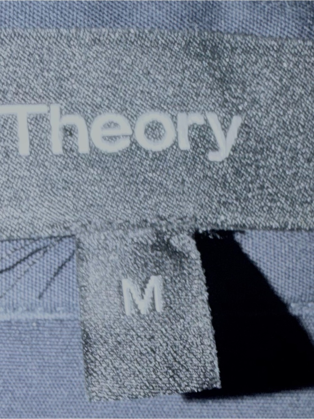 Theory | Peak Lapel Chino Wash Shirt Cotton Blend Jumpsuit | Size M | Navy - Picture 12 of 12